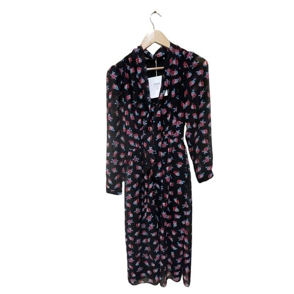 DVF Diane von Furstenberg Erica floral-print midi dress Size 0 - Picture 9 of 11